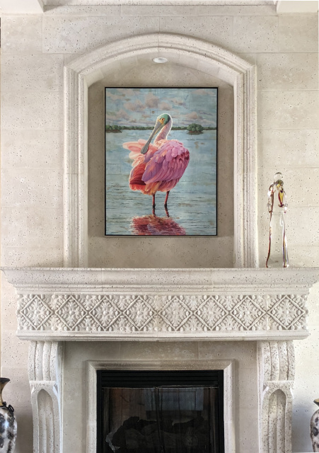 Roseate Spoonbill Painting